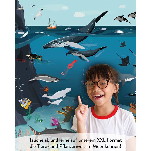 Unterwasserwelt für Kinder 170 gr. matt Papier
