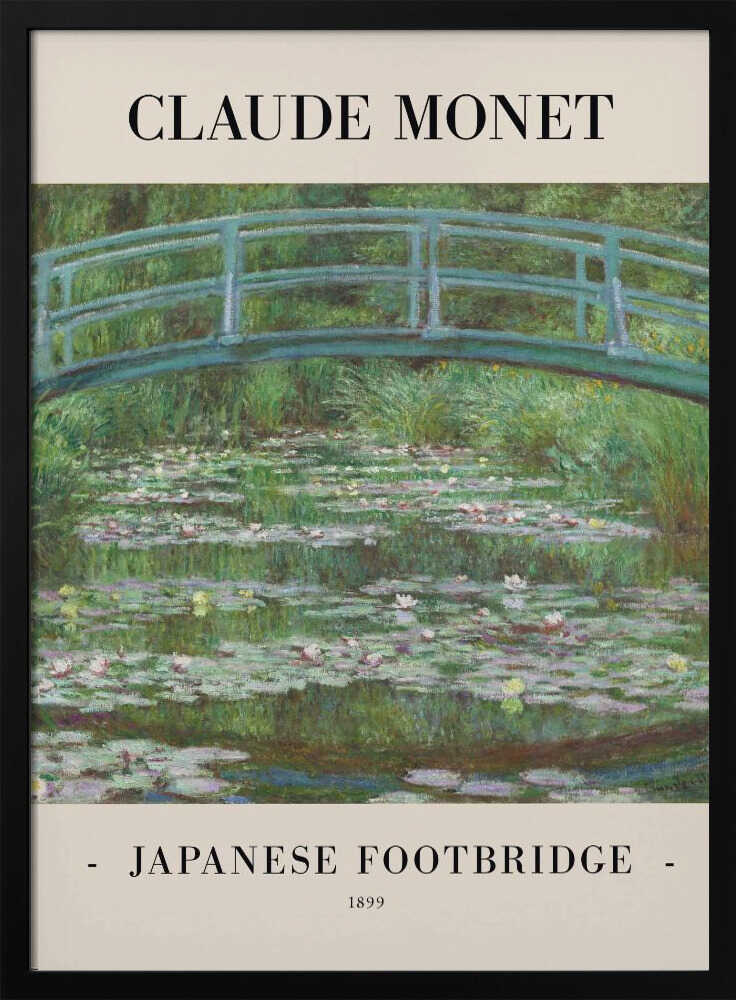 Japanese Footbridge 1899 von Claude Monet