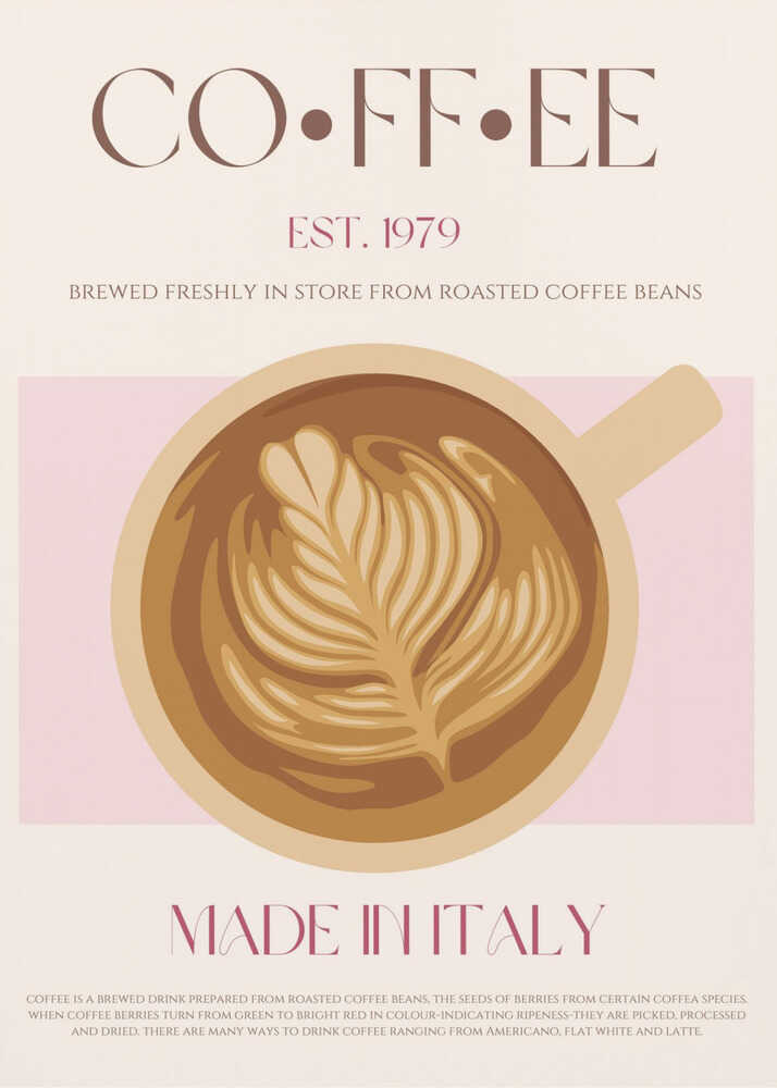 Italian Coffee Poster