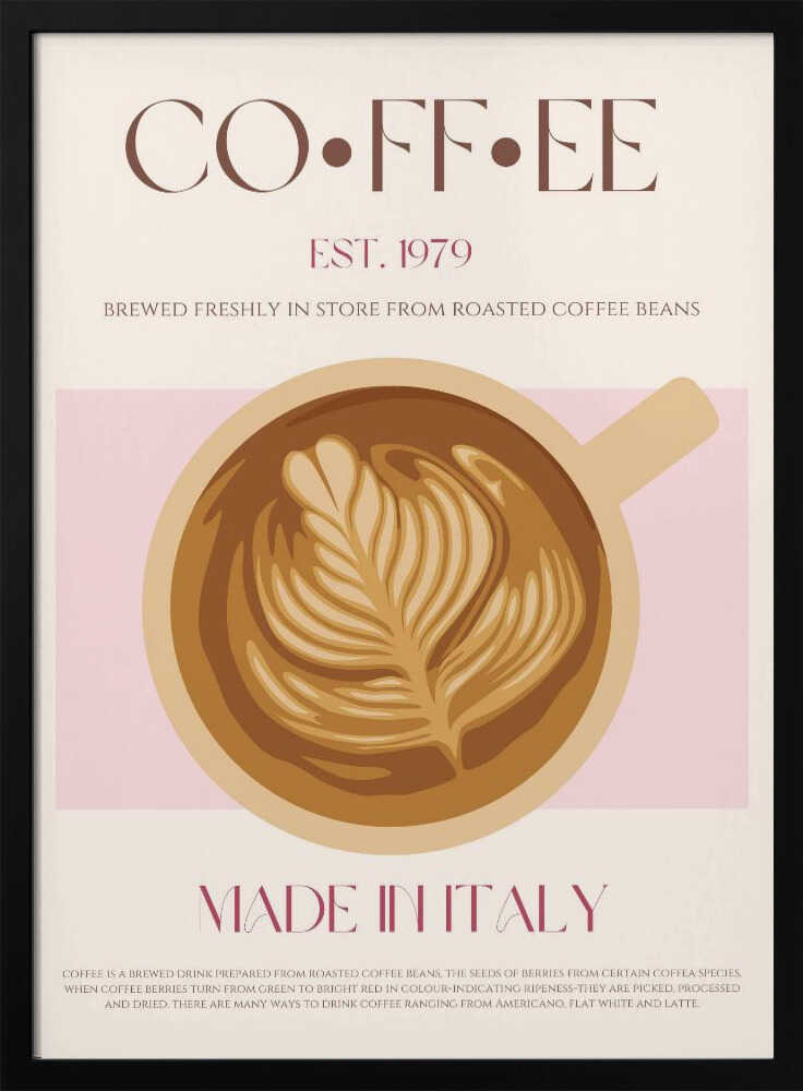 Italian Coffee Poster