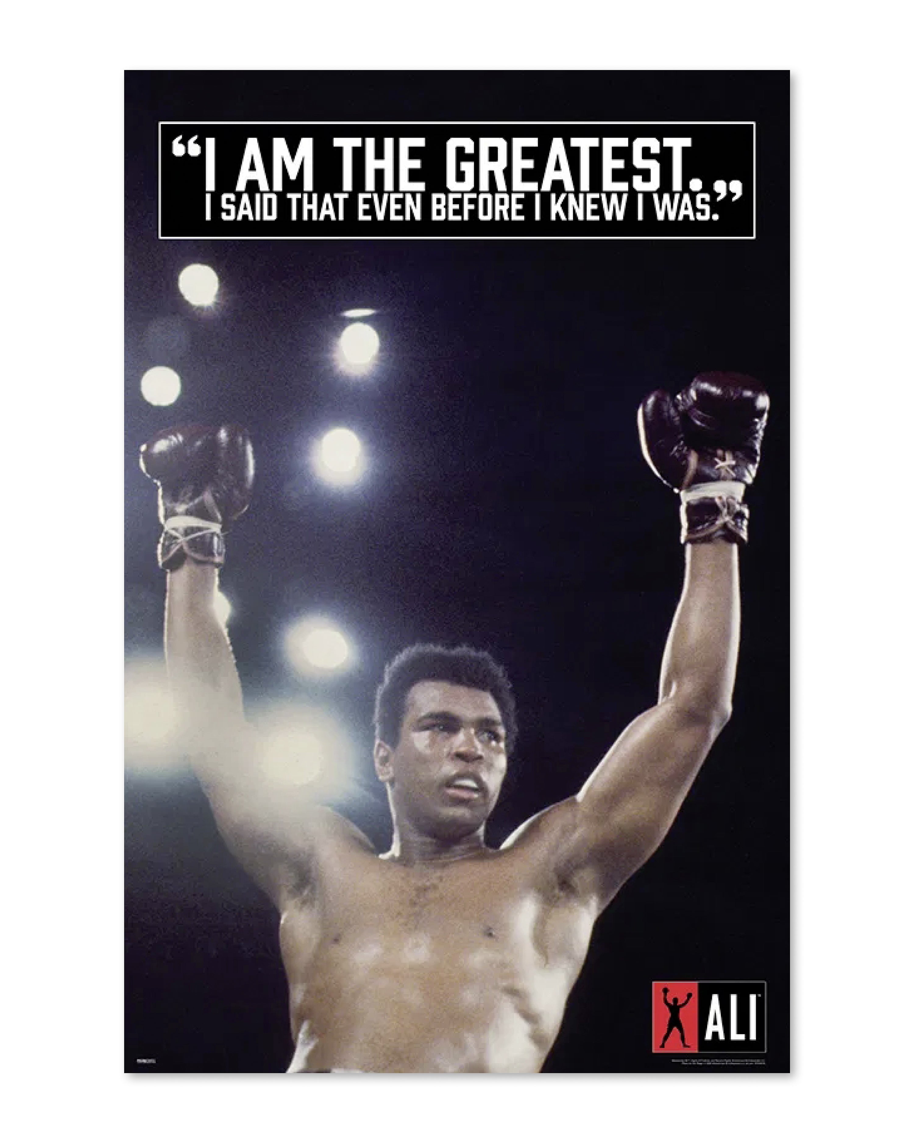 Muhammad Ali Poster I Am The Greatest