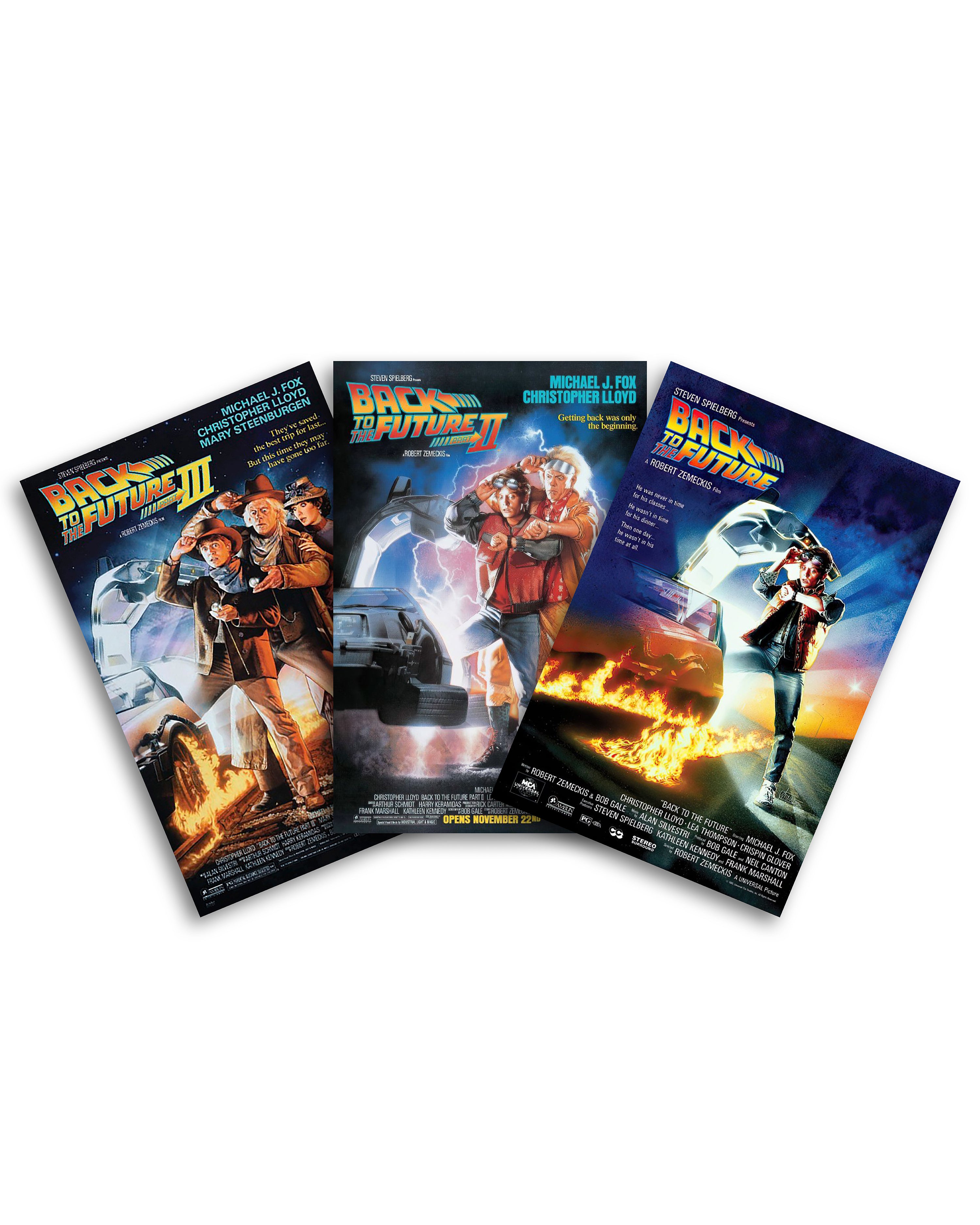 Zurück in die Zukunft I - III Posterset