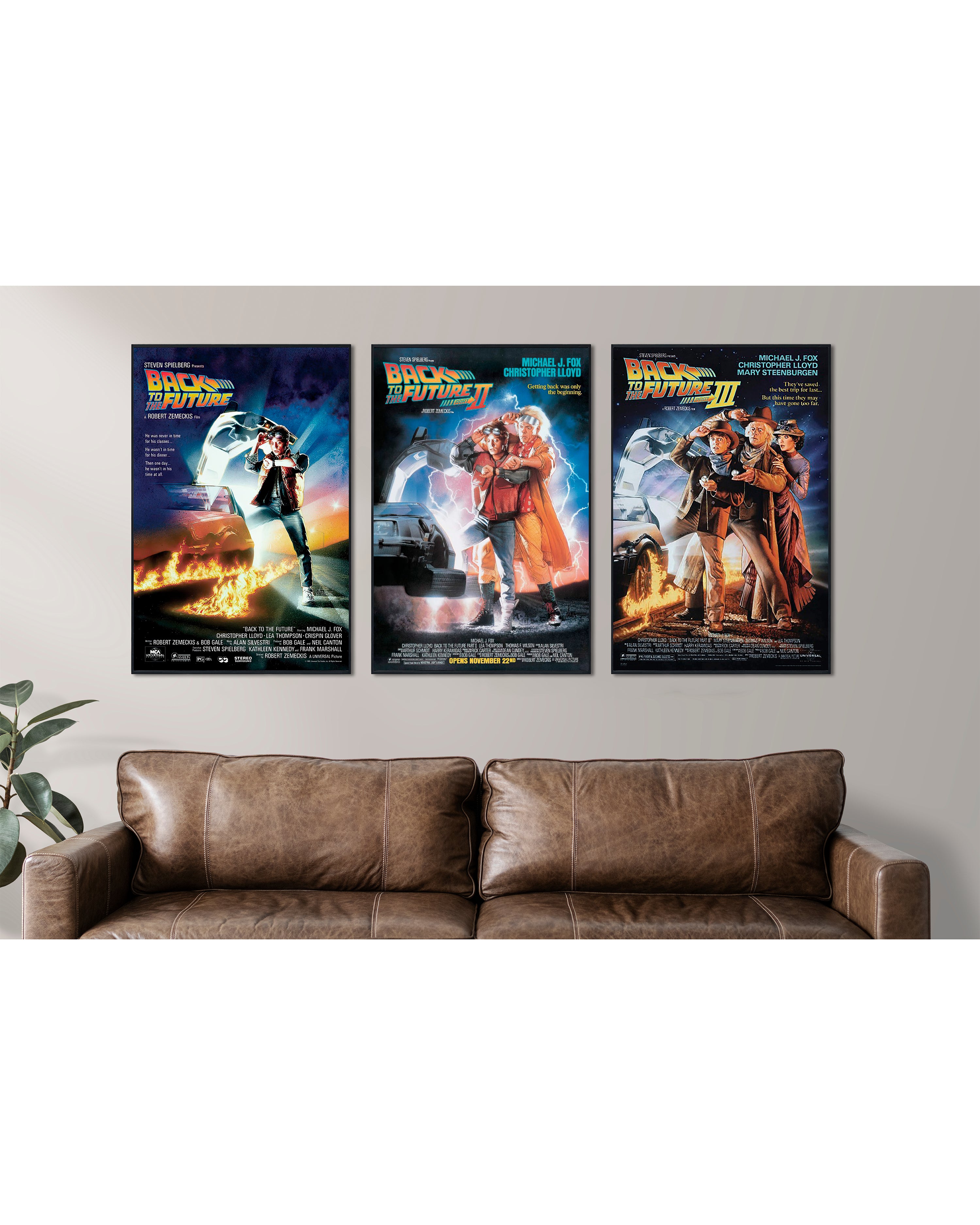 Zurück in die Zukunft I - III Posterset