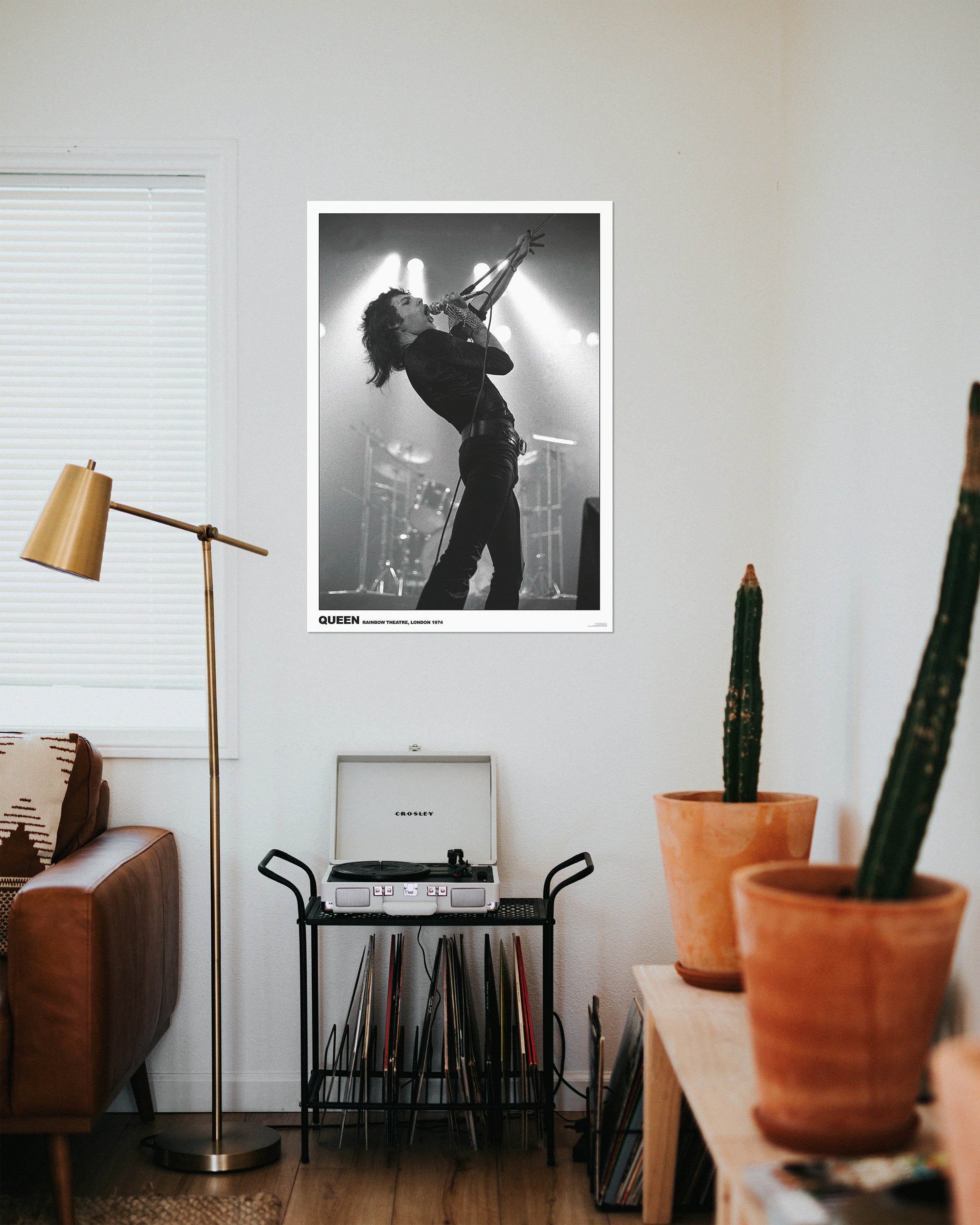 Queen Poster Freddie Mercury Rainbow Theatre London, 1974 - 61x91,5 cm