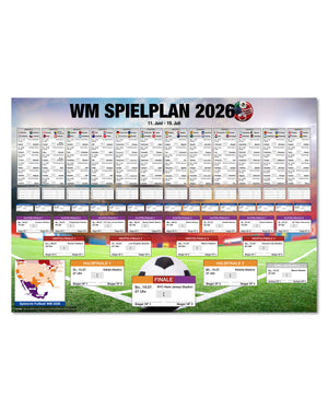 Calendrier Coupe du Monde 2026 | Championnat du Monde de Football | Tous les groupes & tous les matchs en format XXL | Inscriptible