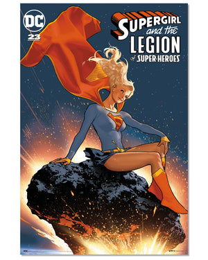 DC Comics Poster Supergirl And The Legion Of Super-Heroes