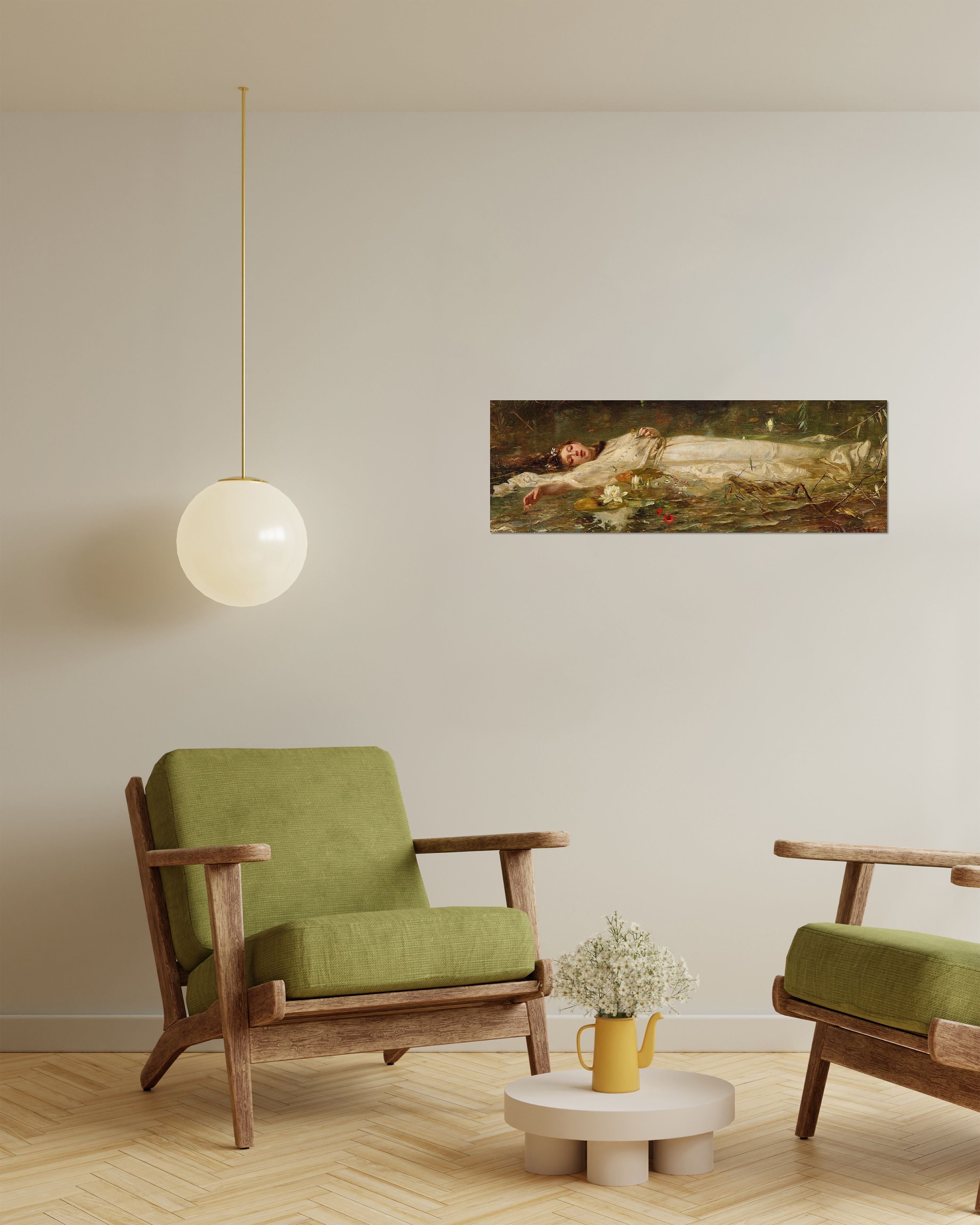 Ophelia Poster von F. W. T. Heyser (ca. 1900)