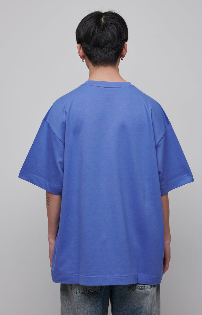 T-shirt graphique Naruto bleu Sasuke Uchiha Neptune