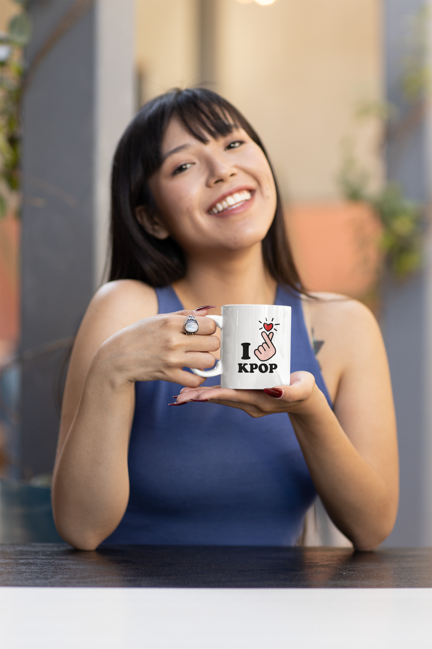 I Love K-Pop Tasse