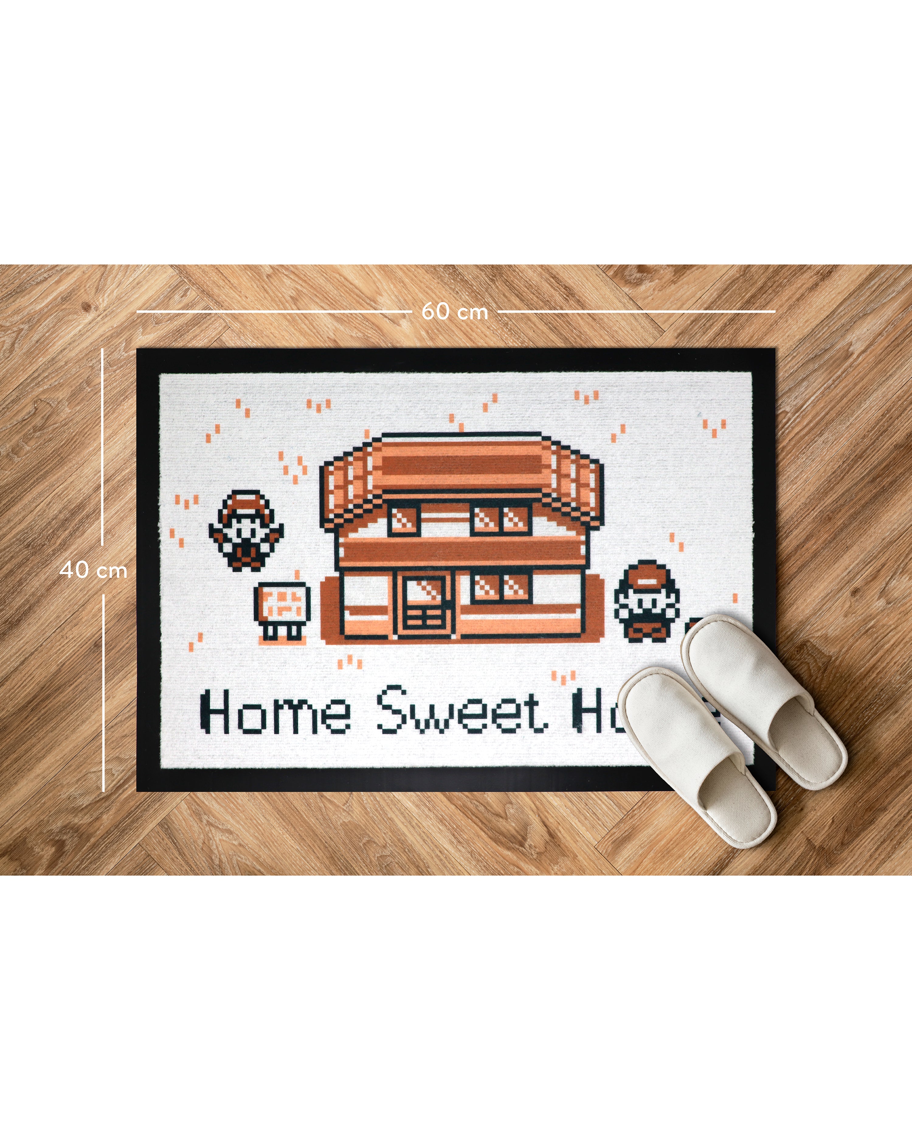 Pocket Monster Fußmatte Home Sweet Home Pixelart