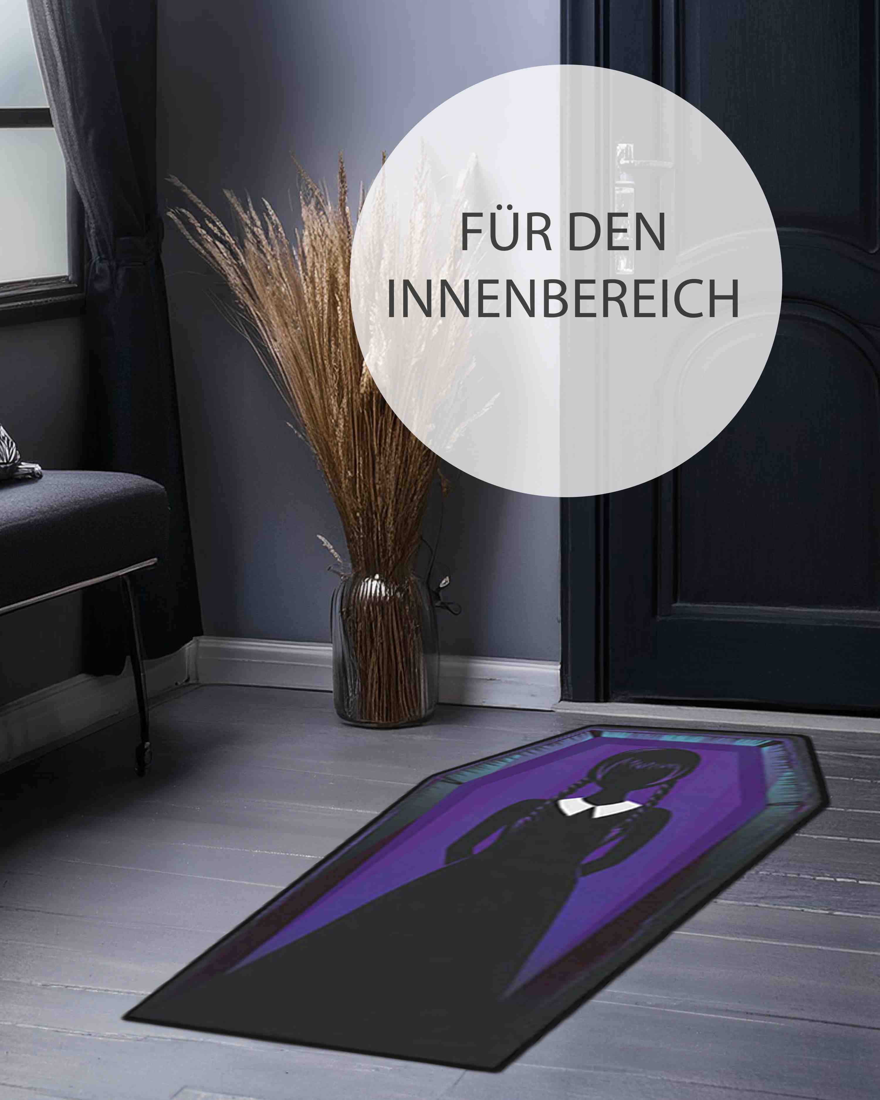 Wednesday Fußmatte Dark Side Sarg