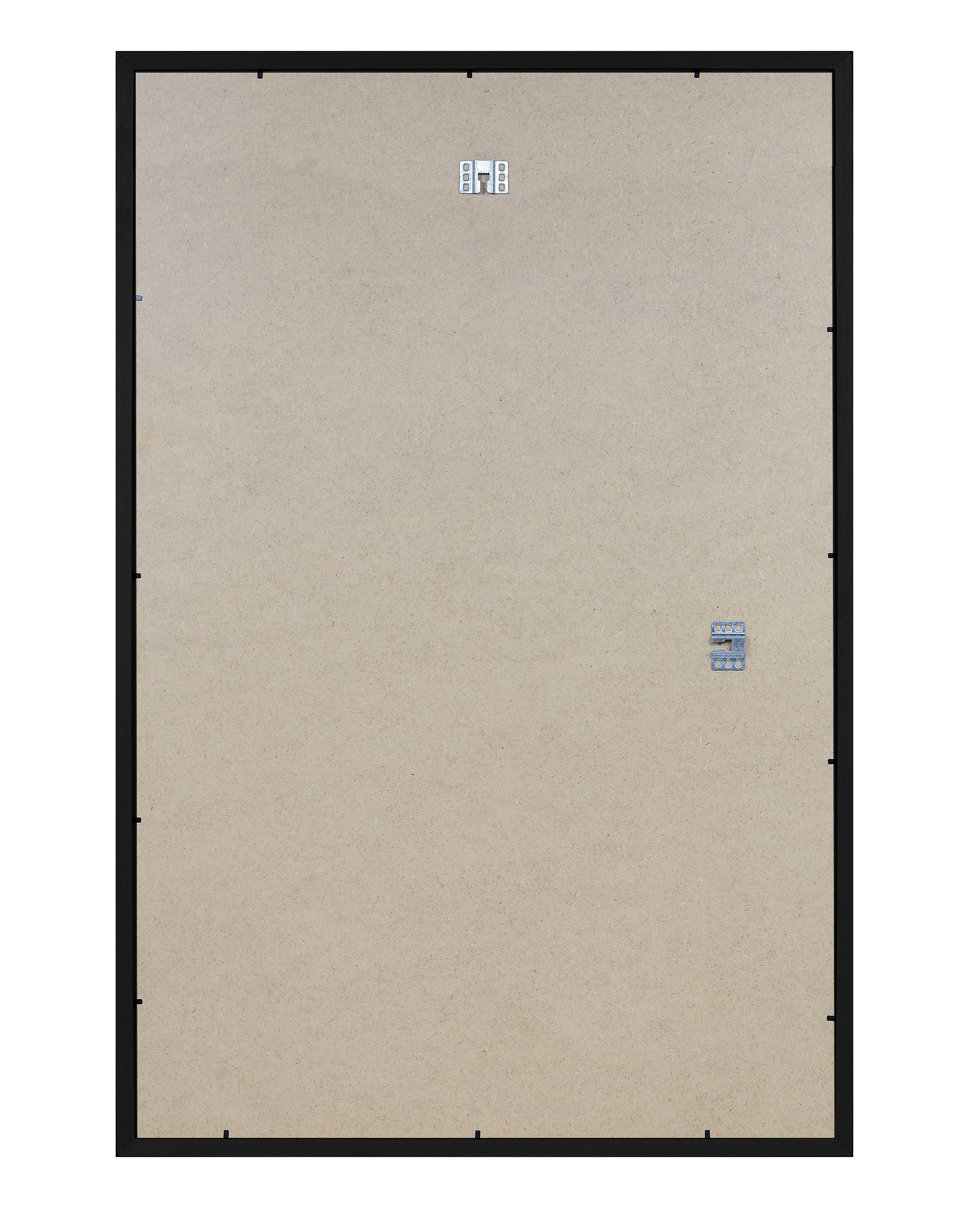 Cadre affiche 60 x 90 cm décor bois noir