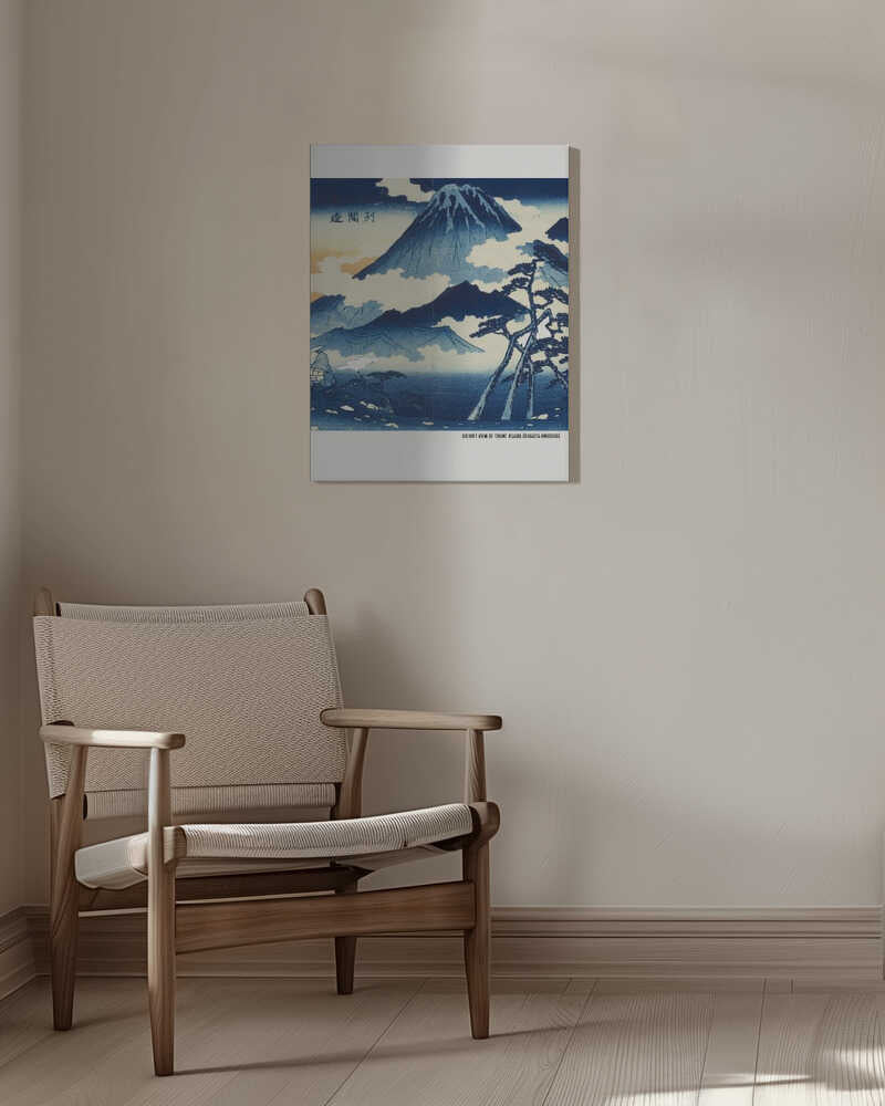 Distant View of Mount Asama, im Shinshu District von Utagawa Hiroshige für Kunstliebhaber