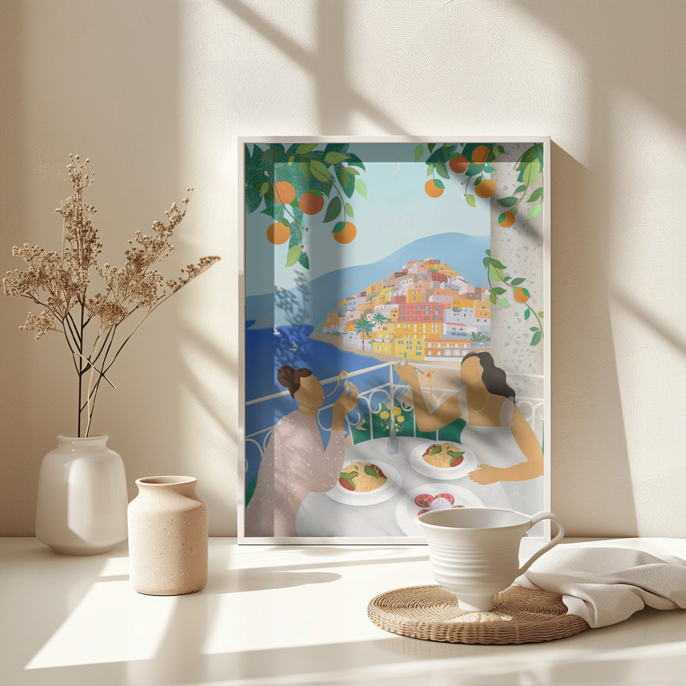 Girls in Positano