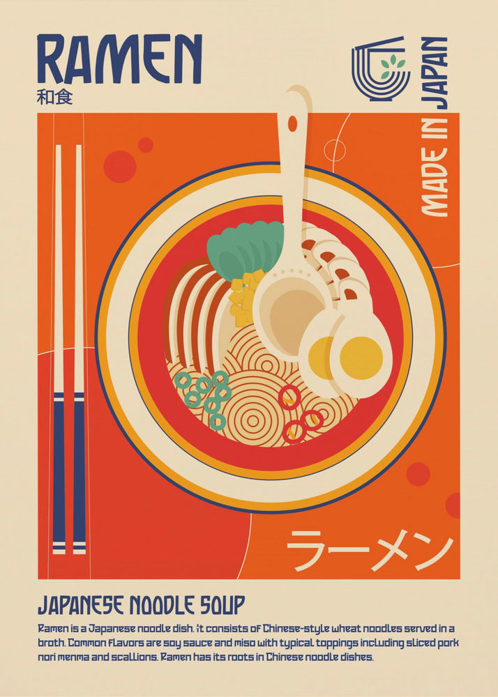 Ramen Japanese Food Print