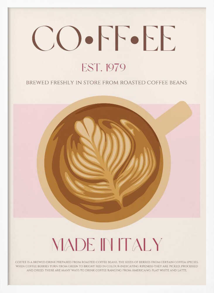 Italian Coffee Poster
