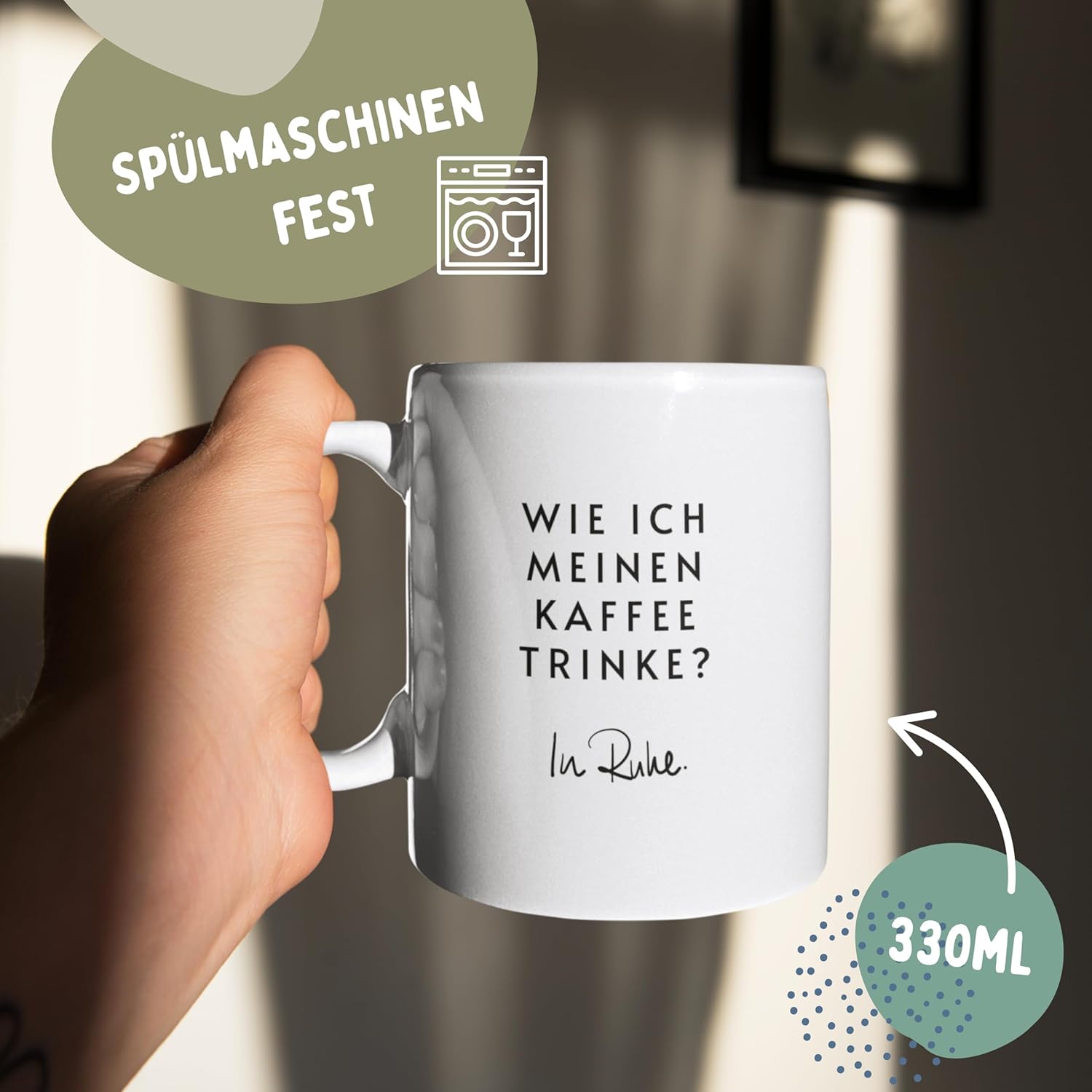 Wie ich meinen Kaffee trinke? In Ruhe