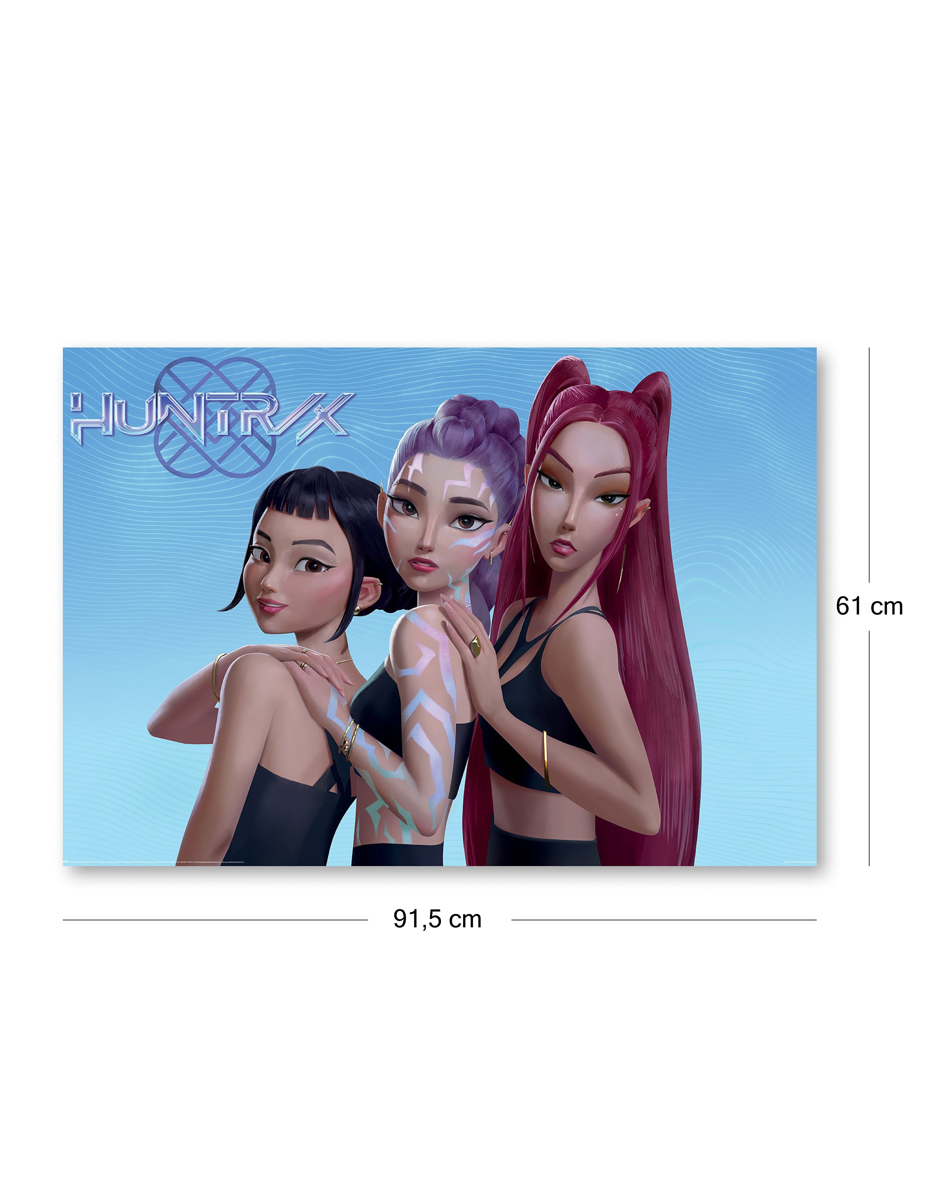 K-Pop Demon Hunters Poster Rumi, Mira & Zoey, Comeback