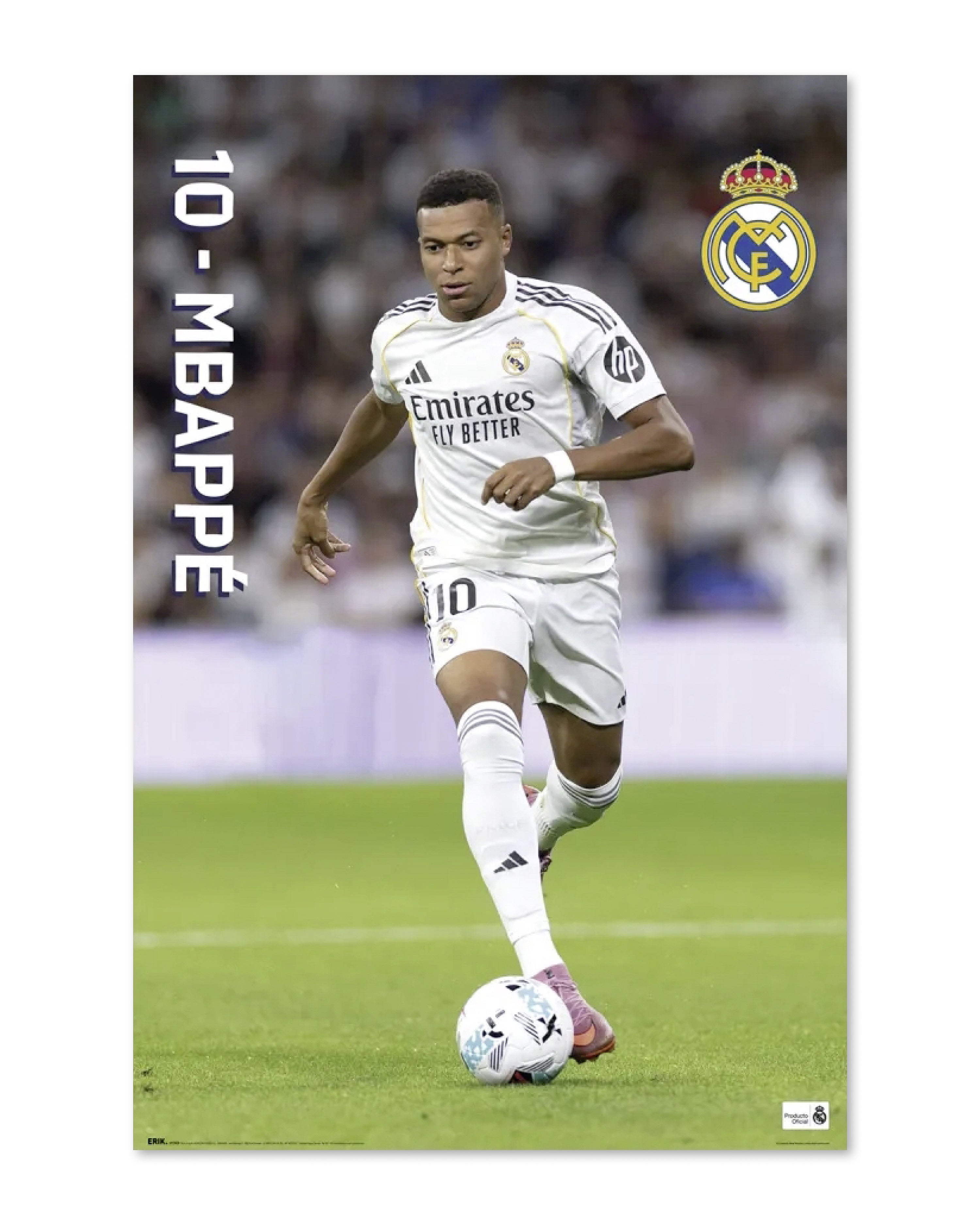 Real Madrid Poster Mbappé