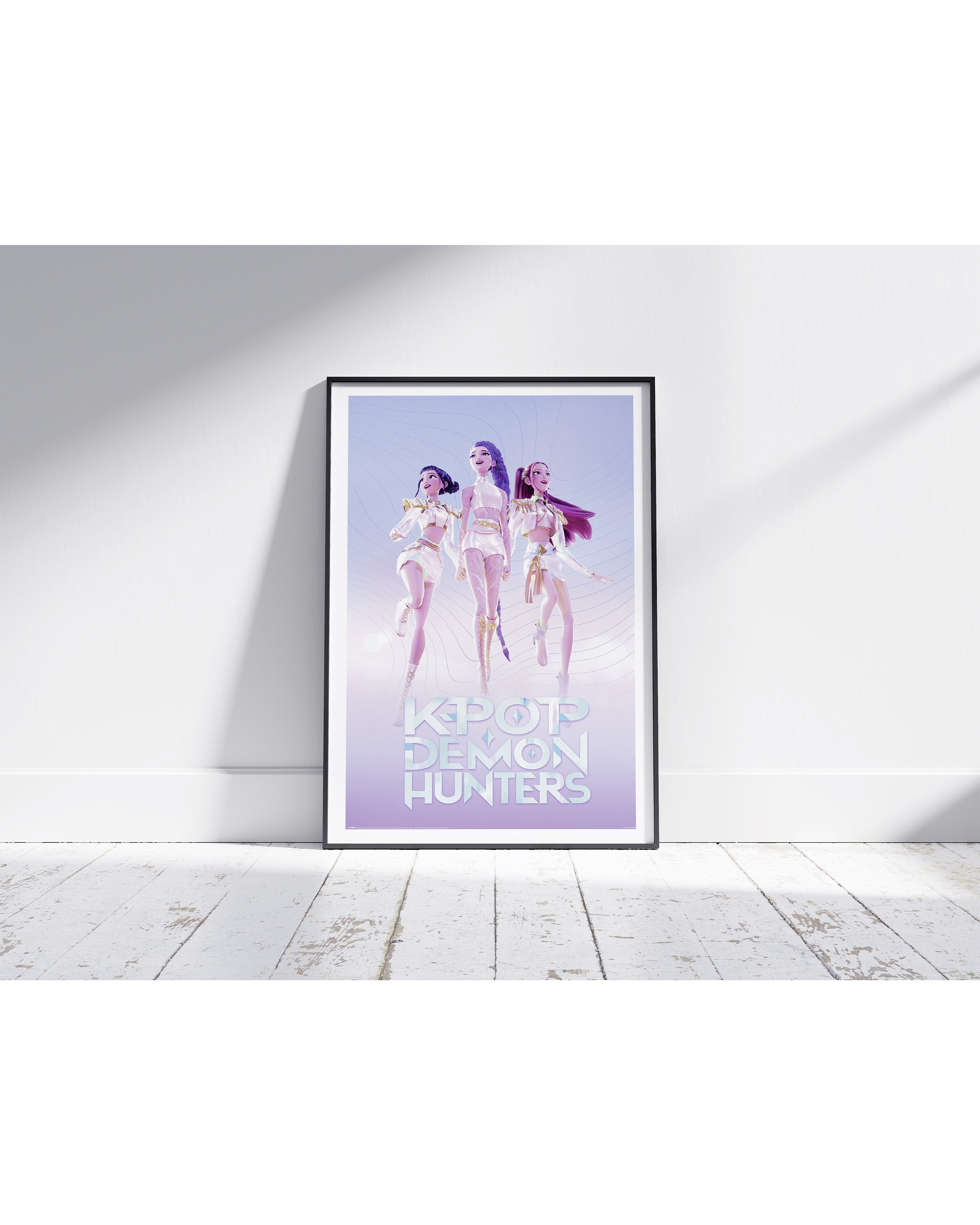 K-Pop Demon Hunters Poster Huntr/x Floating