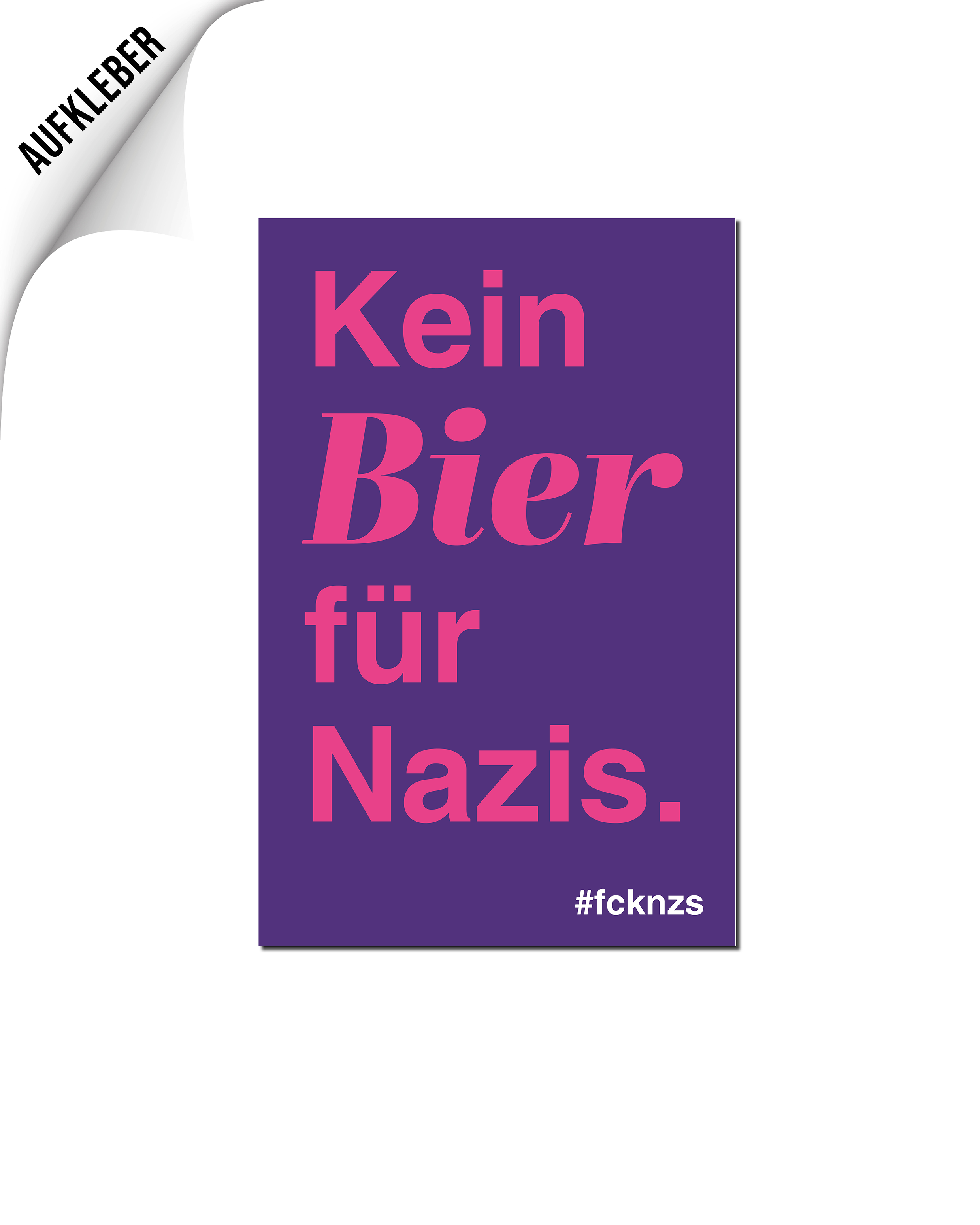 Pas de bière pour les nazis.