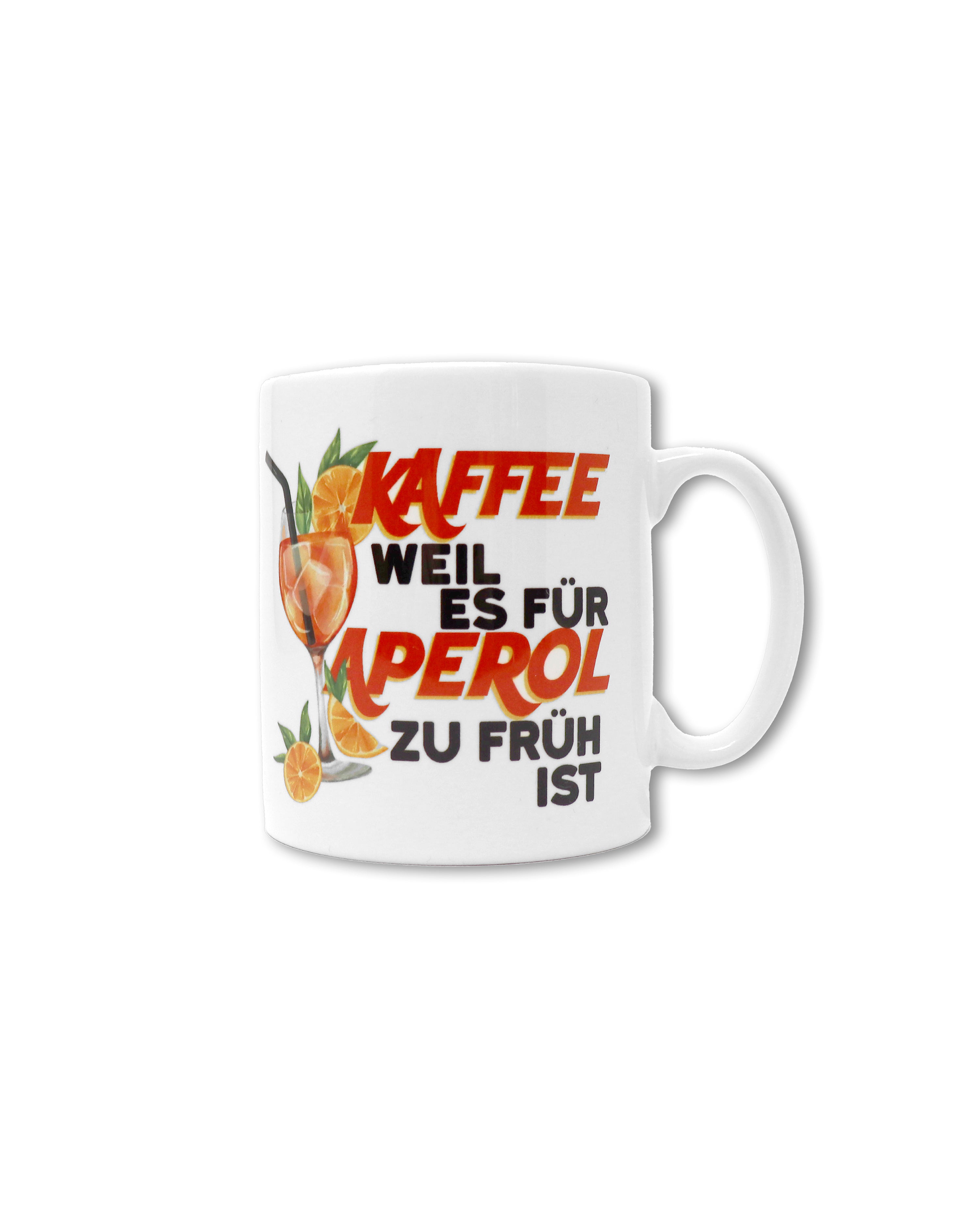 Kaffee weil es für Aperol noch zu früh ist Tasse