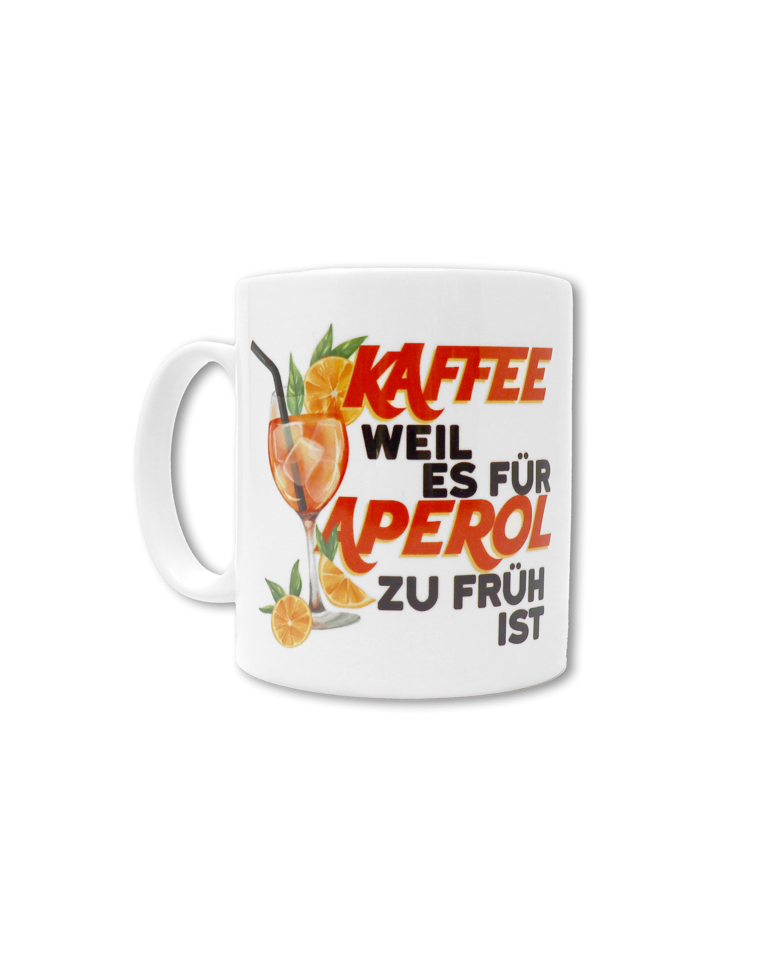 Kaffee weil es für Aperol noch zu früh ist Tasse