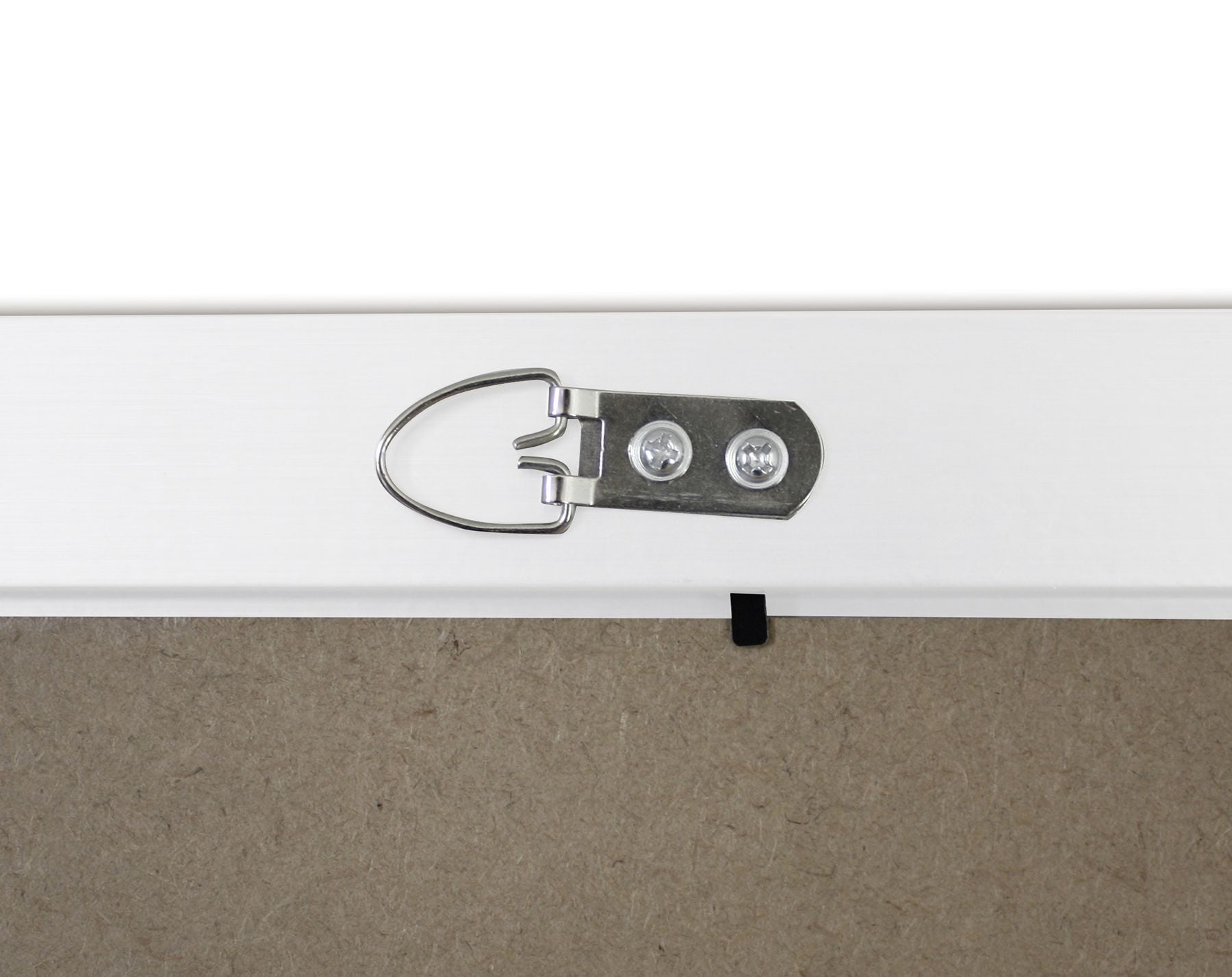 Cadre poster XXL 100 x 150 cm décor bois blanc