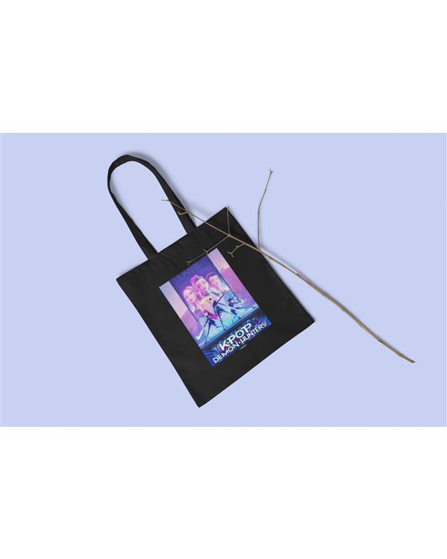 K-Pop Demon Hunters Canvas Tasche Huntrix Key Art