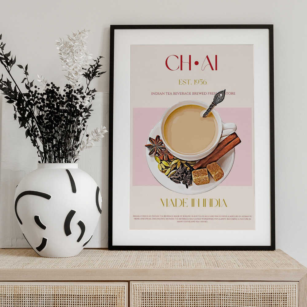 Chai Tea Poster - "Spice & Warmth"