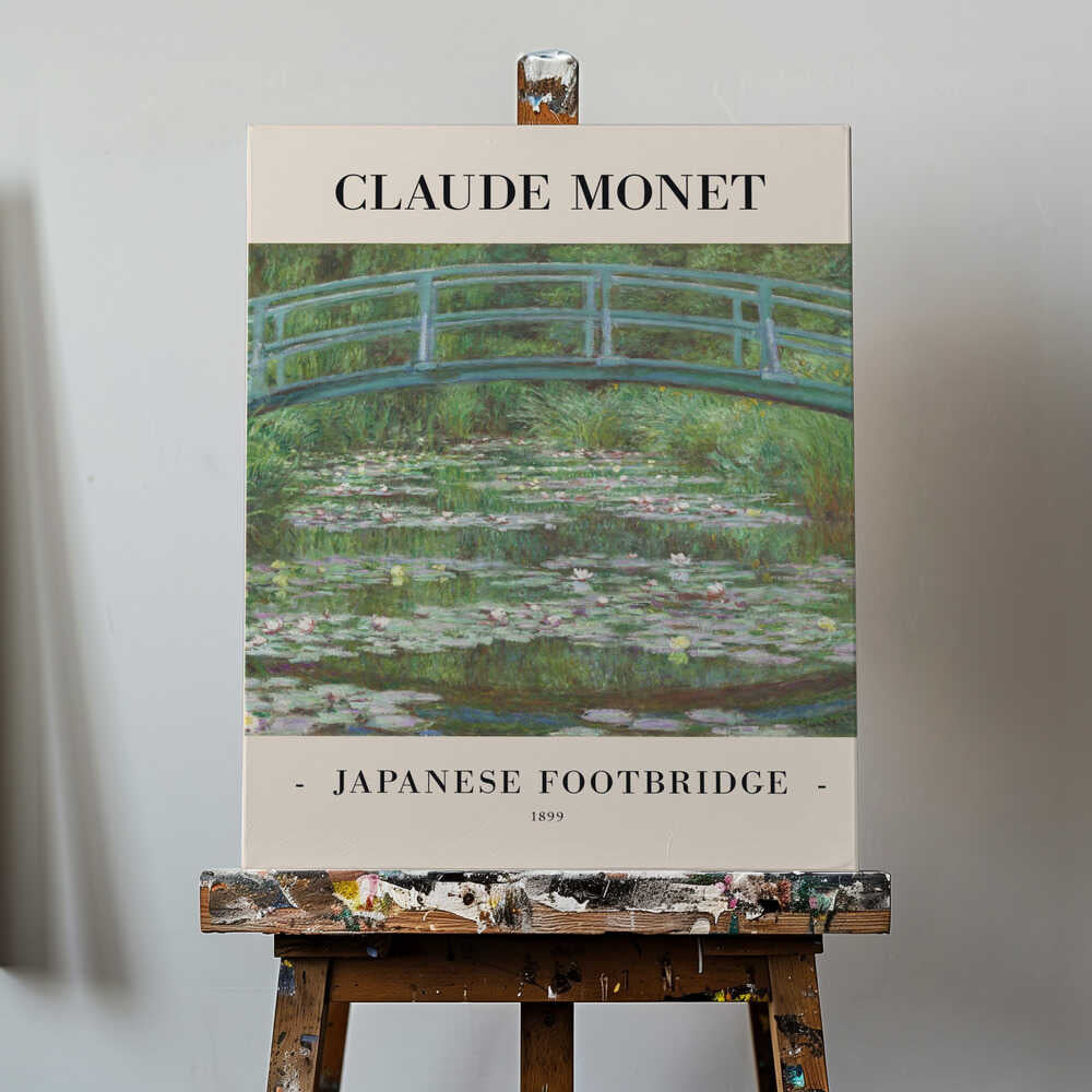 Japanese Footbridge 1899 von Claude Monet